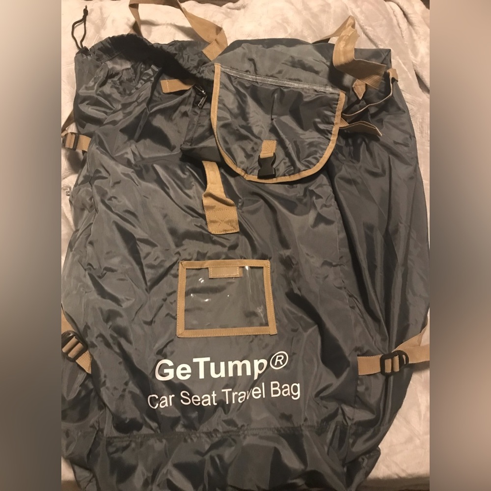GE TUMP childrens car seat cover travel bag